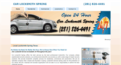 Desktop Screenshot of carlocksmithspring.com